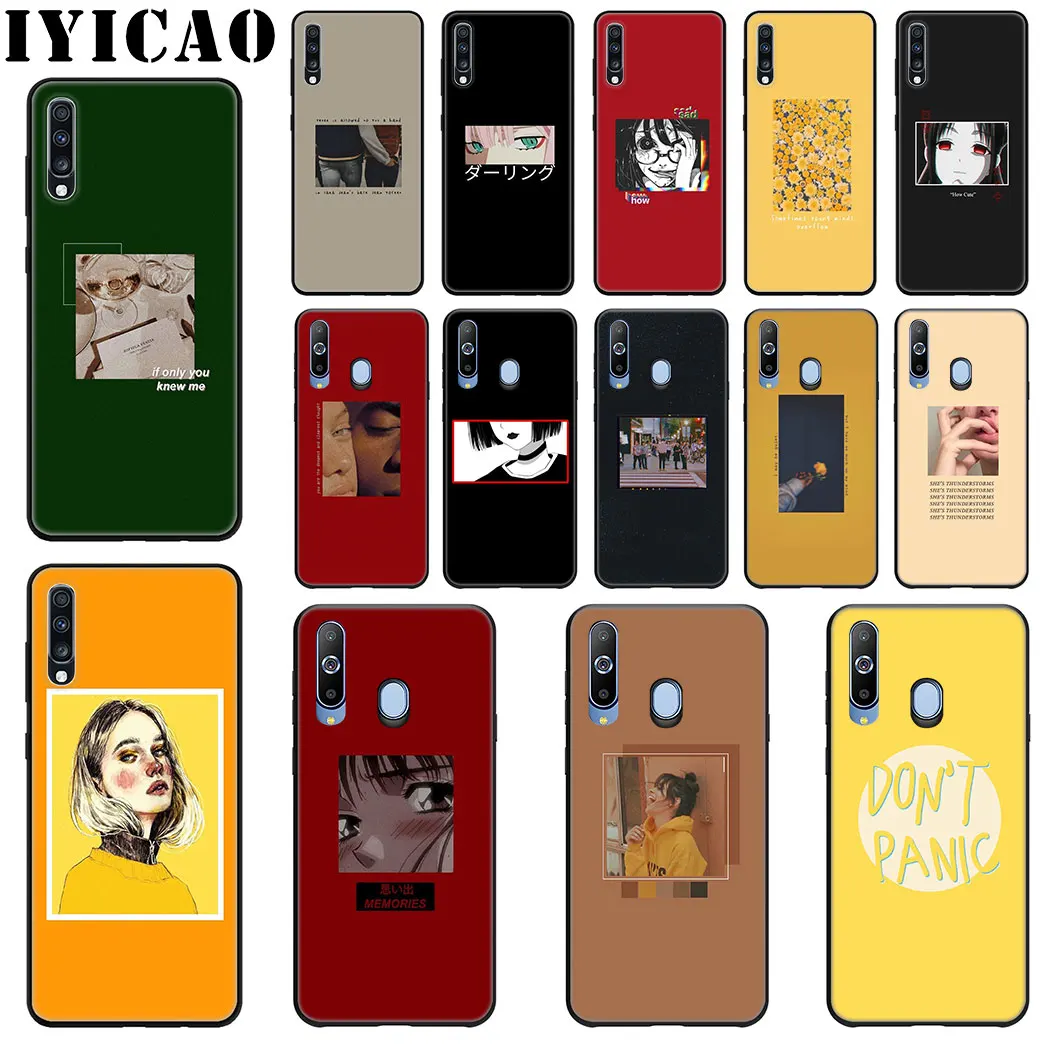 IYICAO Funny pictures text Soft Silicone Case for Samsung J6 A9 A8 A7 A6 Plus 2018 A5 A3 2016 2017 Phone |