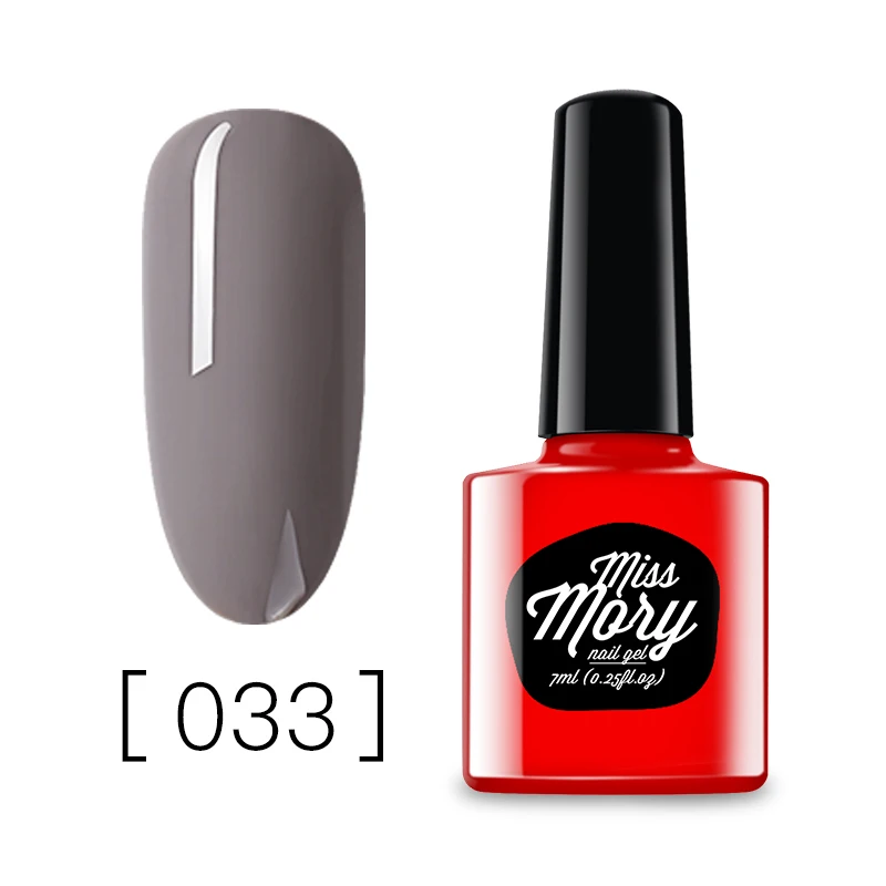 Miss Mory Цветной Гель-лак для ногтей, 96 цветов, маникюрный завод, новые продукты, 7 мл Лак для ногтей, Led& UV, замачиваемый Цветной Гель-лак - Цвет: DXHP-33