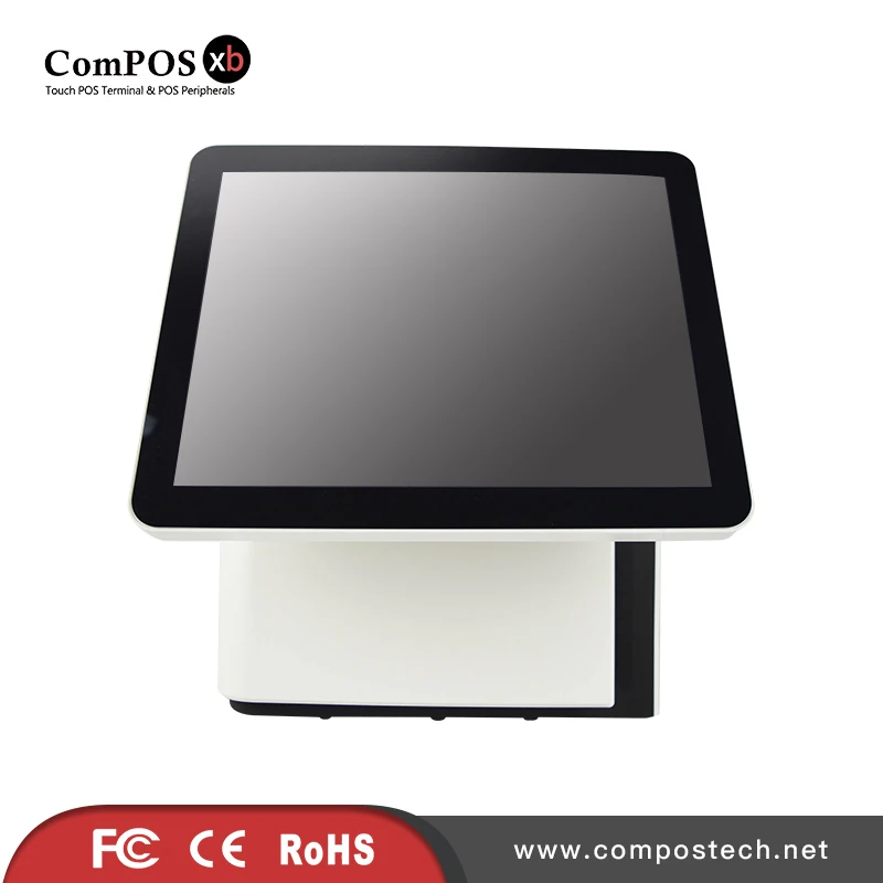 US $336.00 Computer Window dual screen pos terminal pos hardware high quality pos machine pos system retail cash register