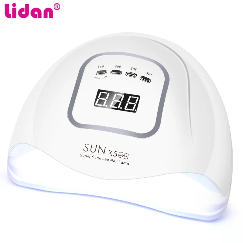 

80W Nail Lamp for Drying All Gel Polish Nail UV LED Lamp Nail Dryer with LCD Display 45 PCS LEDs Ice Lamp for DIY Manicure Tool