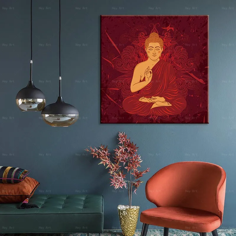 unframed wall art canvas paintings buddhist culture painting pictures