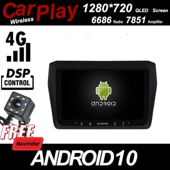 

Qled 1280*720 Screen Car Android 10 Player for Suzuki SWIFT 2018 stereo Automotive Carplay Bluetooth GPS Radio Head Unit