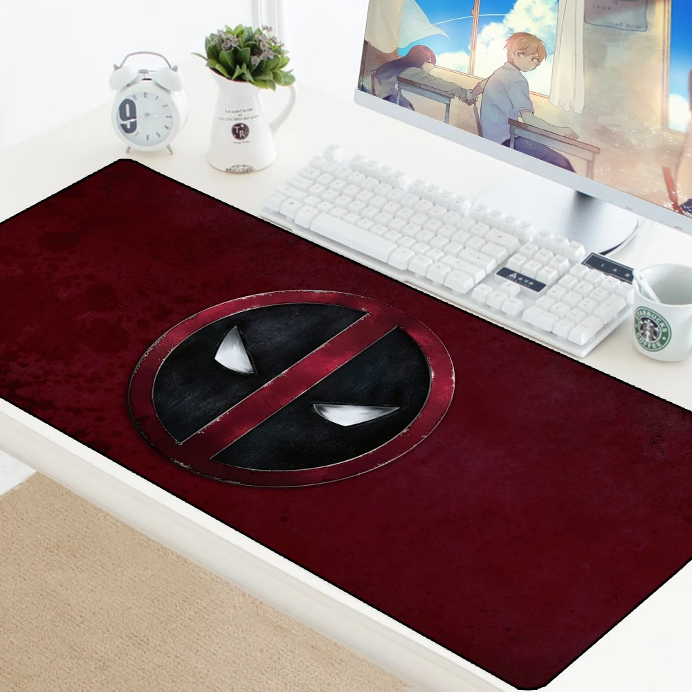 Deadpool высокоскоростной коврик для мыши Большой xl игровой коврик для мыши Lockedge коврик для мыши Клавиатура коврик для мыши большая мышь компьютерные игровые коврики 700x300