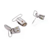 5pcs/lot Suspender Clips Rectangle Inserts Silver Tone Metal DIY Brace Accessories Hardware 20/25/30/35mm ► Photo 3/6
