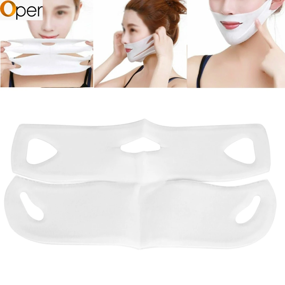 

Lifting Face Mask Slim Face in V-Shape Recreate Facial Contours Chin Cheek Neck Lift Women Face Slimming Lifting Moisturizing 4D