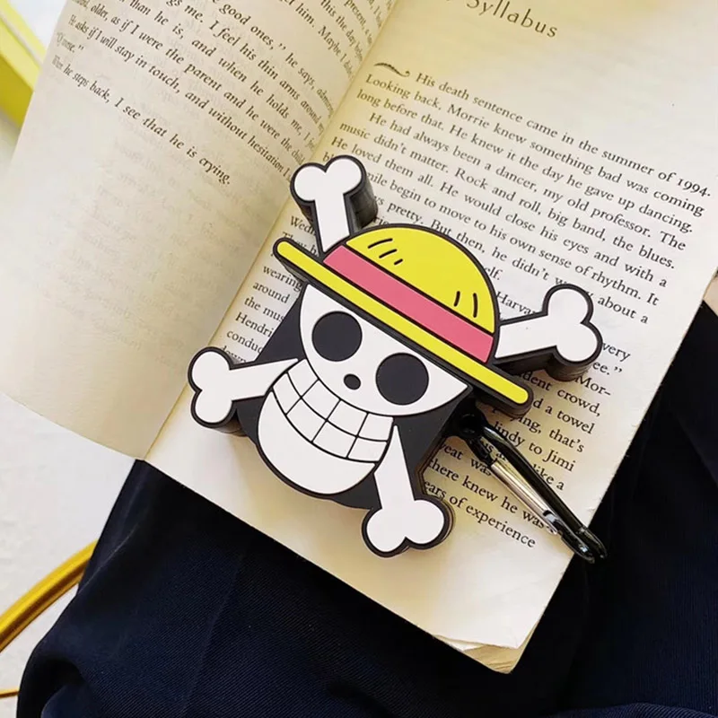 Для AirPods Apple Чехол Аниме one piece Luffy Chopper чехол для наушников s для Airpods 1 2 силиконовый чехол Аксессуары Защитная крышка - Цвет: 4