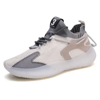 

New Style Thick Bottom Running Shoes for Men White Sneakers Outdoor Sport Shoes Man Training Athletic Jogging Shoes Zapatillas