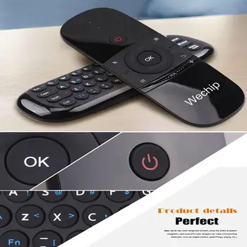 

New Original W1 Fly Air Mouse Wireless Keyboard Mouse 2.4G Rechargeble Mini Remote Control For Smart Android Tv Box Mini Pc