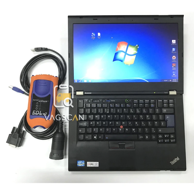 JD сельскохозяйственный трактор услуги советника EDL V2+ T420 компьютер/toughbook CF52 установить сельскохозяйственное строительное программное обеспечение