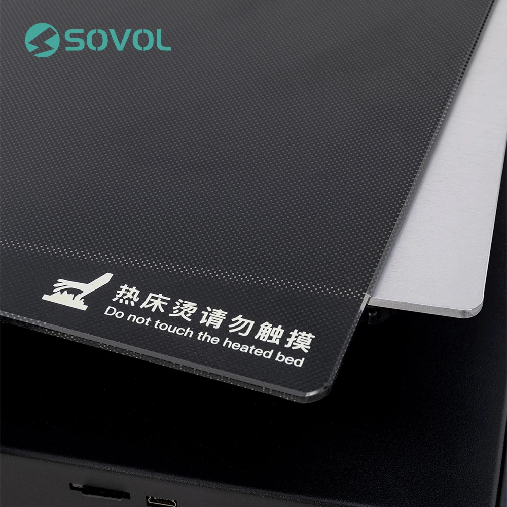 Newest 3D Printer Sovol SV01 Direct Drive Extruder Large Print Size 280*240*300mm Meanwell Power Supply Tempered Glass Bed