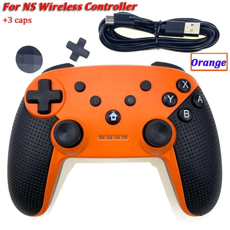 Wireless Game Controller Joystick For Nintend Console Switch Bluetooth Gamepad Pro Joypad For Android/PC Accessories Controller - Цвет: Orange