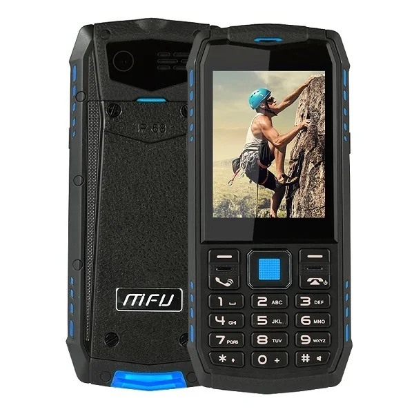 Синий IP68 водонепроницаемый ударопрочный русская клавиатура WCDMA 3g мобильный телефон 2," 2700 мАч bluetooth двойная SIM разблокировка прочный мобильный телефон A903S - Цвет: Синий