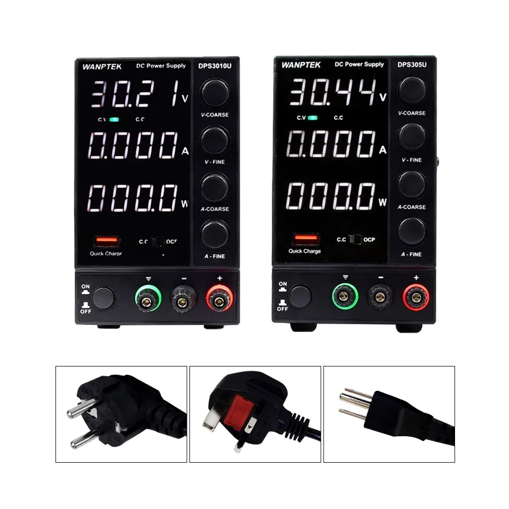 Novo usb ajustável dc laboratório 30v 10a fonte de alimentação do laboratório ajustável 60v 5a regulador tensão estabilizador comutação da fonte alimentação