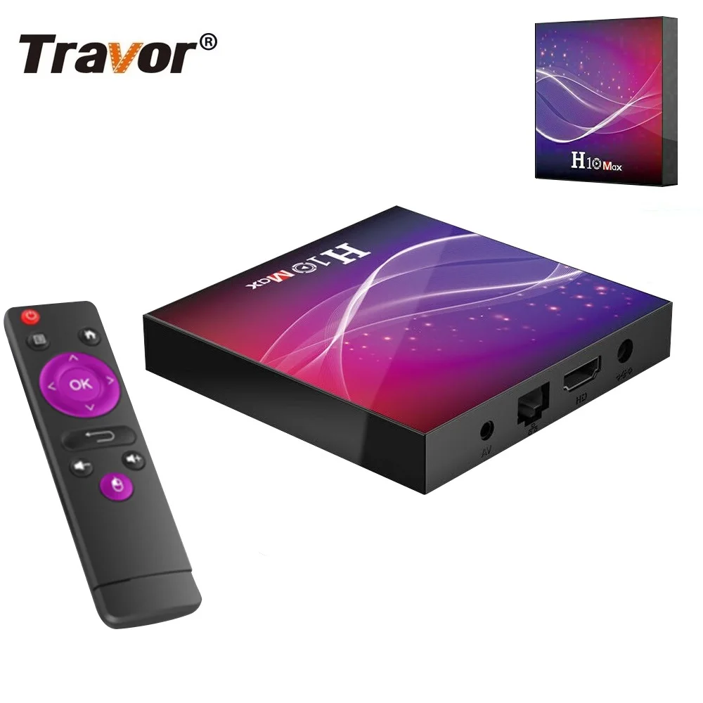 H10 Smart TV box Android 10 0 Box 4 Гб + 64 HDMI телеприставка android Quad Core HD медиаплеер WIFI 2