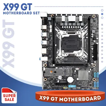 شراءLGA2011 V3/V4 X99 GT اللوحة M-ATX USB3.0 NVME M.2 WIFI فتحة دعم SSD DDR4 الذاكرة ومعالج Xeon E5 V3/V4