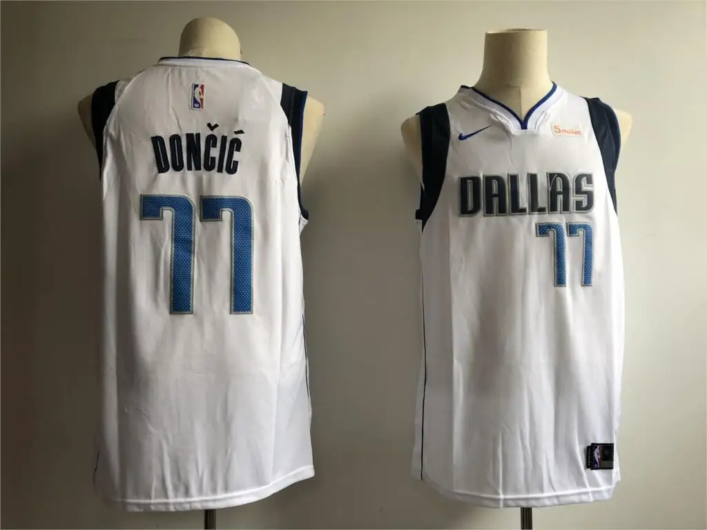 dal A+++ Качественная мужская одежда для взрослых#41 Dirk Nowitzki 77 Luka Doncic Jersey Dallas