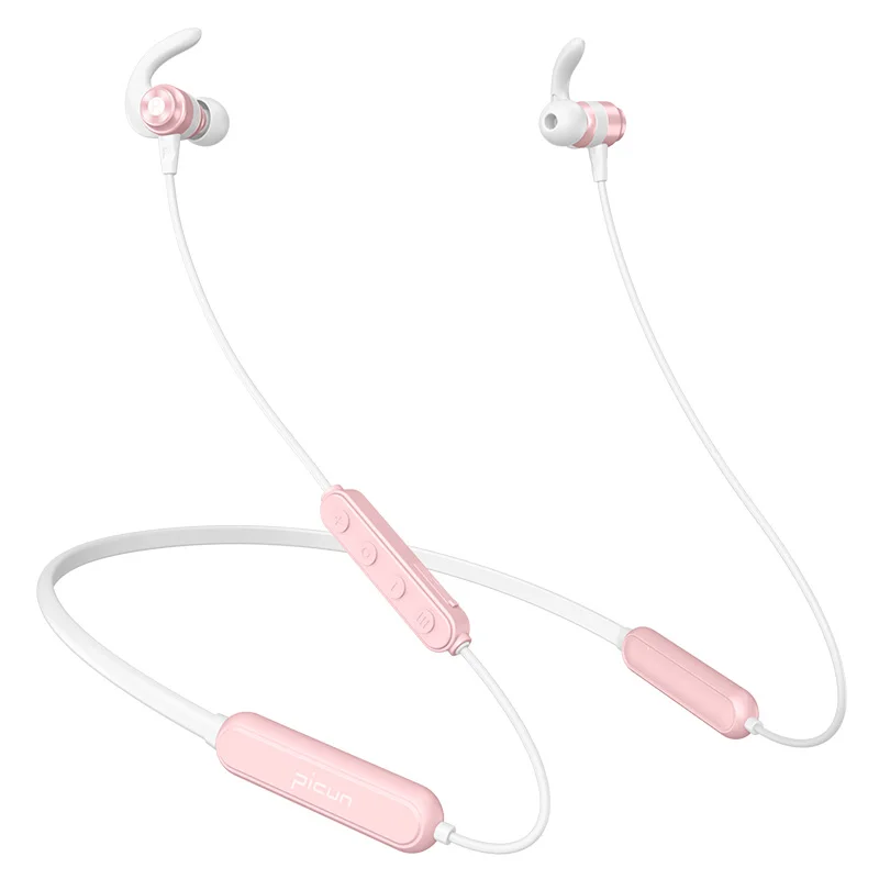 

Picun H18X Wireless Bluetooth 5.0 Headphones Sport earphones 35H Play Time IPX7 Waterproof Stereo Neckband For phone Sport Gym