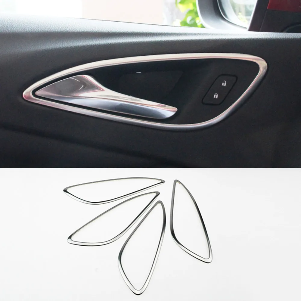 

Car-Styling Interior Door Handle Trim Bezel Garnish Moldings For Opel Astra K 2017 2018 2019 Accessories