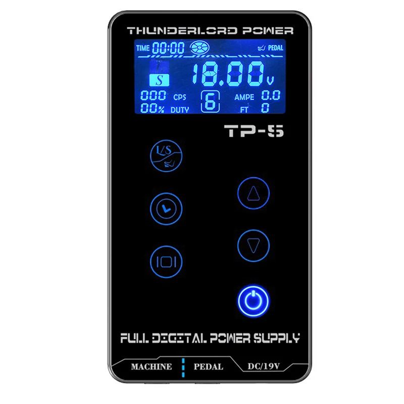 

Hotest Tattoo Power Touch Screen Update TP-5 Digital Smart LCD Makeup Dual Tattoo Power Supplies Set Body Arts Professional