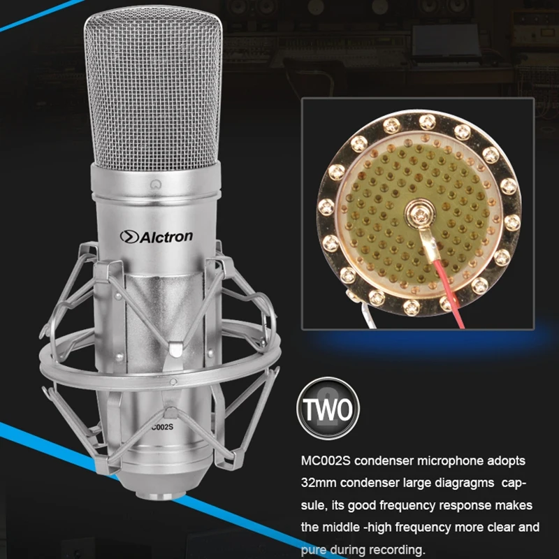 Alctron Mc002S Condenser Microphone Professional