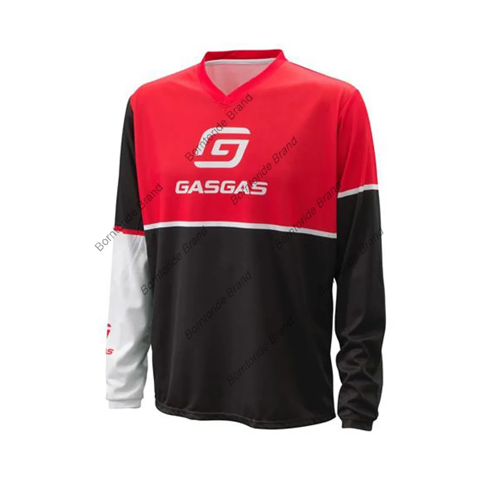 thumbnail image 1 of 2022 Maillot de motocross, ciclismo todoterreno, bicicleta de montaña, camiseta de manga larga para carreras de enduro, ropa de bicicleta de montaña GASGAS, 1 of 5