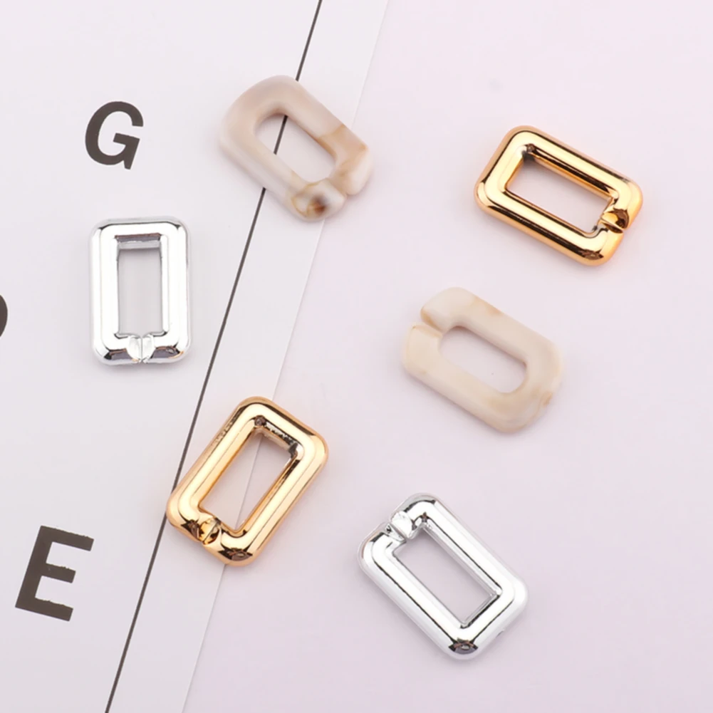 10pcs, 20pcs Acrylic Resin Chain Removable Handmade DIY Jewelry Shoulder Bag Accessory Chain Acrylic Jewelry Portable Parts