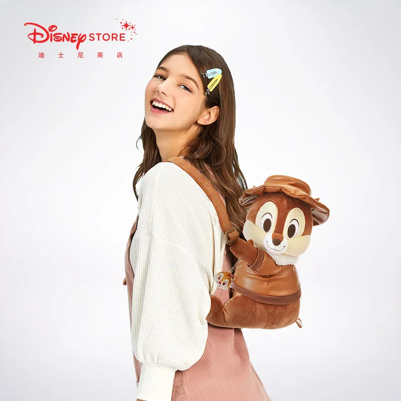 

Original Disney Fashion Qiqididi Plush Doll Cute Doll Backpack Cartoon Backpack New Product Disney Plush School Bag