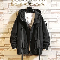 Casacos com capuz feminino 2021 primavera causal blusão jaquetas femininas casacos com zíper fitas jaquetas esportivas bomber famale