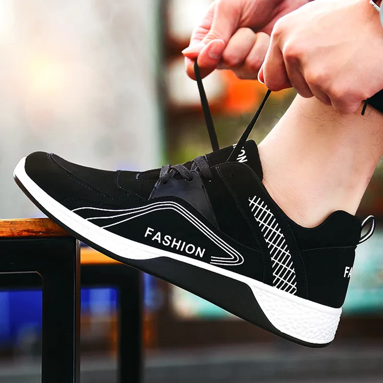 

2019 New Style Athletic Shoes MEN'S SHOES Mesh Air Cushion Running Shoes Breathable Students Trendy Shoes Casual MEN'S SHOES Sub
