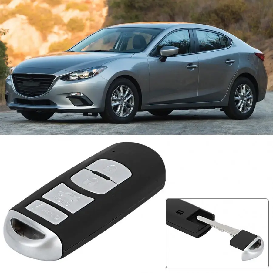 Подходит для MAZDA- 4 кнопки автомобиля дистанционного управления ключ 315 частота J239 WAZSKE13D01 автомобильные аксессуары