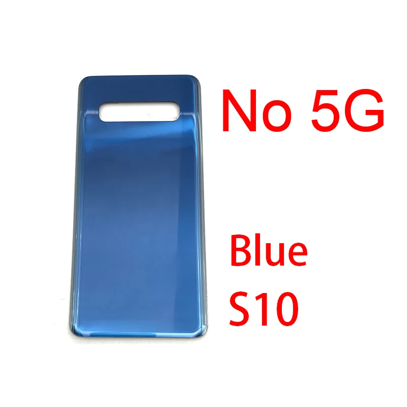 S10 Blue 20 шт./лот Задняя крышка батареи Стекло для samsung Galaxy S10/S10 Plus/S10e - Цвет: S10 Blue