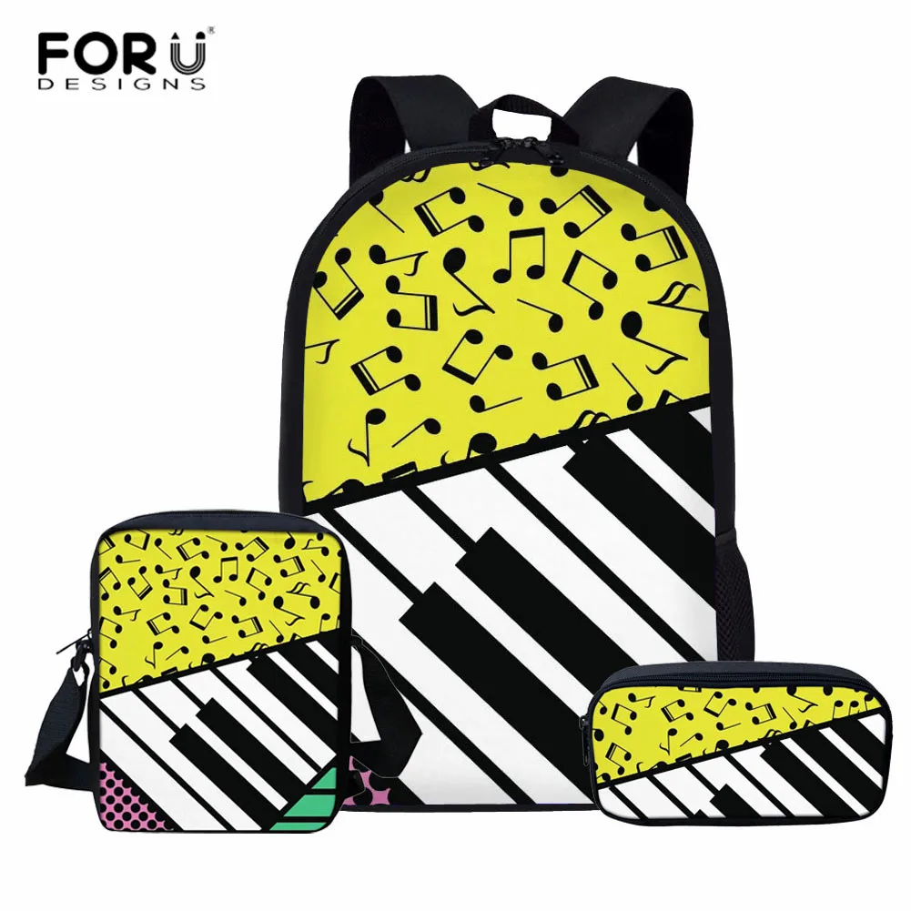 L5557CEK FORUDESIGNS/детские школьные сумки для фортепиано, Детский рюкзак, сумки для книг для девочек-подростков, музыкальная сумка для начальной школы, набор на заказ - Цвет: L5557CEK