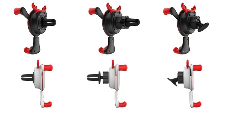 Christmas Santa Claus Elk Car Phone Holder Universal Air Vent Mount Clip Cell Holder Phone for Car Phone Stand Holder