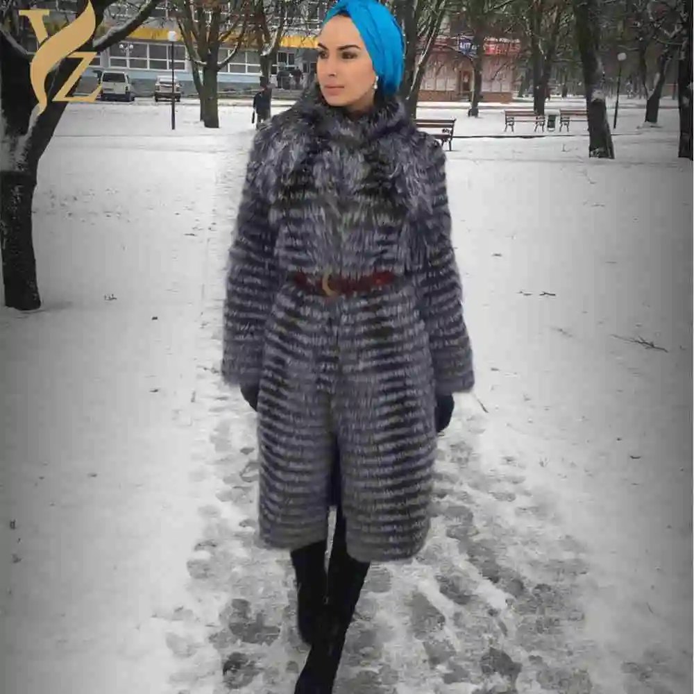 YZ. Меховая шуба из натурального Лисьего меха Меховая куртка Верхняя одежда Пальто из натурального Лисьего меха Утепленные Пальто из лисьего меха для женщин модные топы