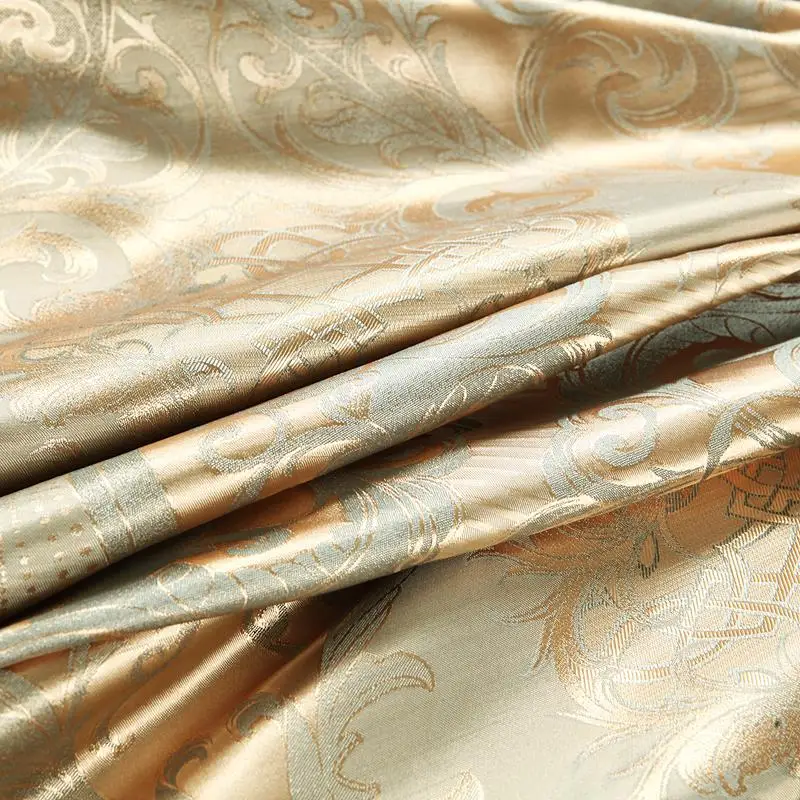 40 свадебных роскошных комплектов постельного белья жаккард queen/King size Пододеяльник Набор свадебное постельное белье Простыня