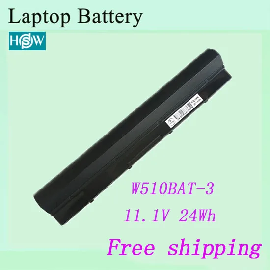 11,1 V 24Wh ноутбук батарея для Clevo W510BAT-3 Батарея