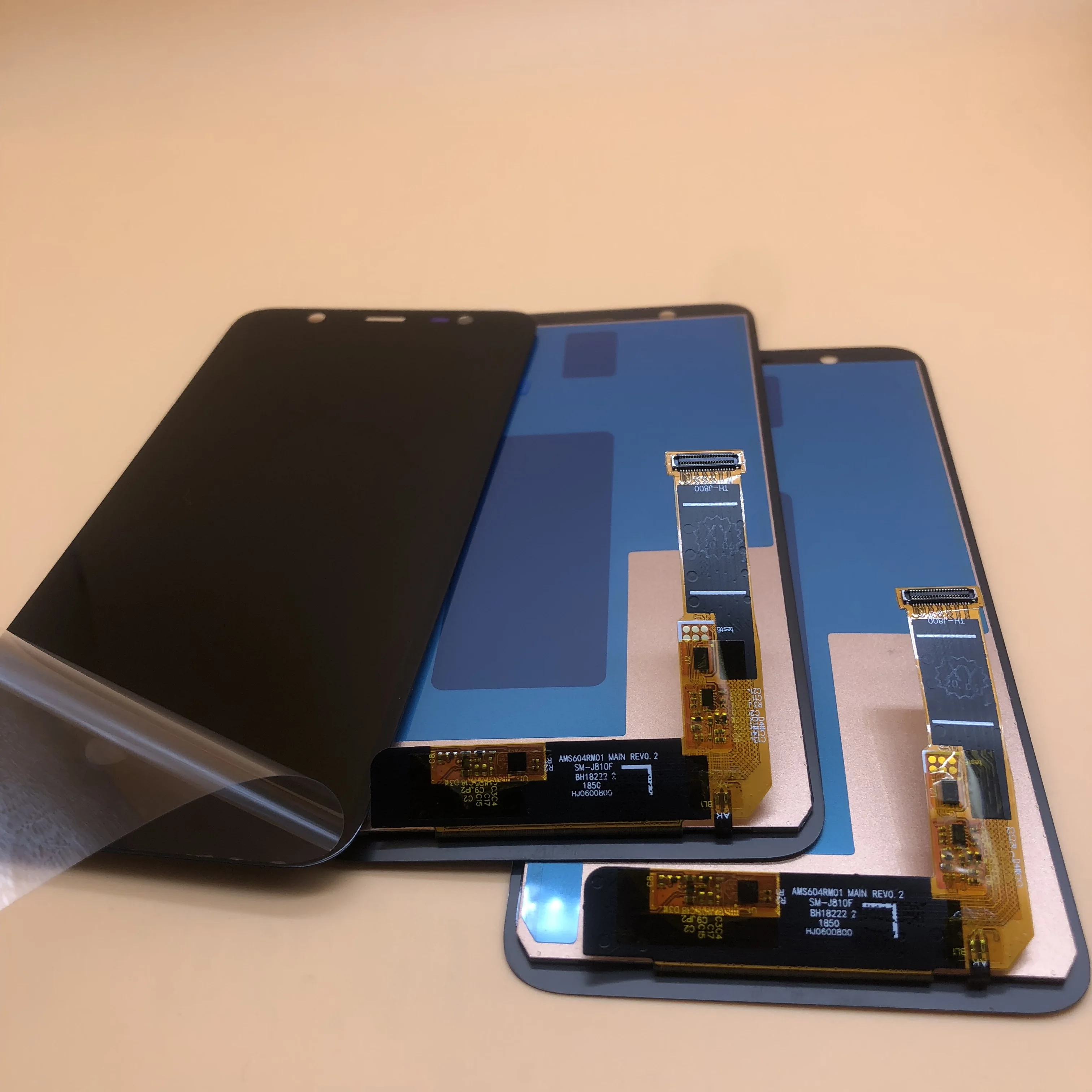 100% OLED ЖК экран для Samsung J8 2018 J810 сенсорный дигитайзер в сборе|Экраны мобильных