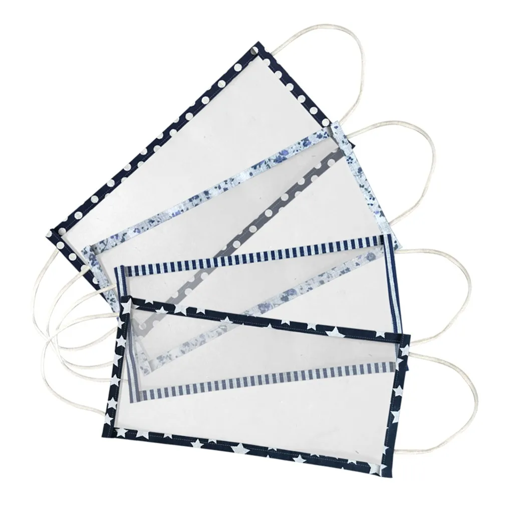 Прозрачная маска с видимым выражением для глухих и твердых слуховых