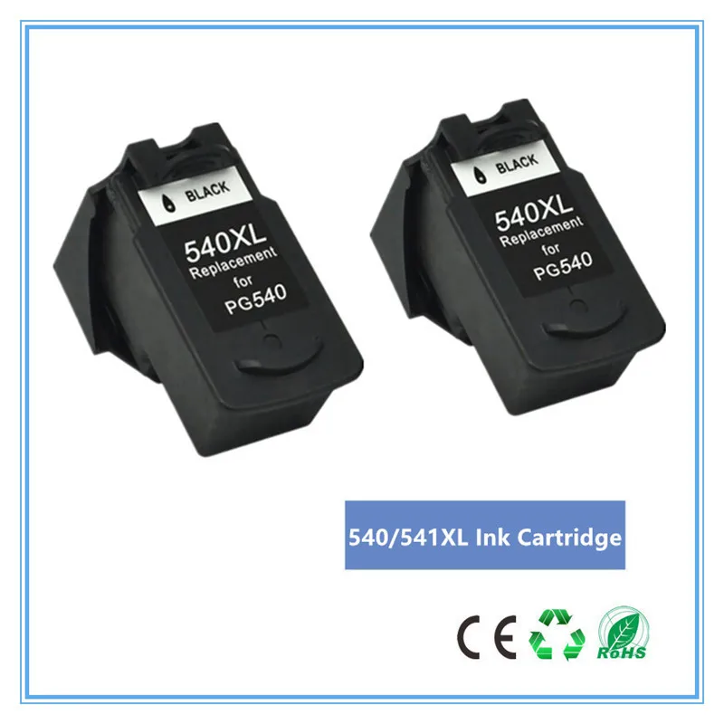 2 черный PG-540 CL-541 для Canon PG540 CL541 чернильный картридж pg 540 для Canon Pixma MG4250 MG3250 MG3255 MG3550 MG4100 MG4150 принтер