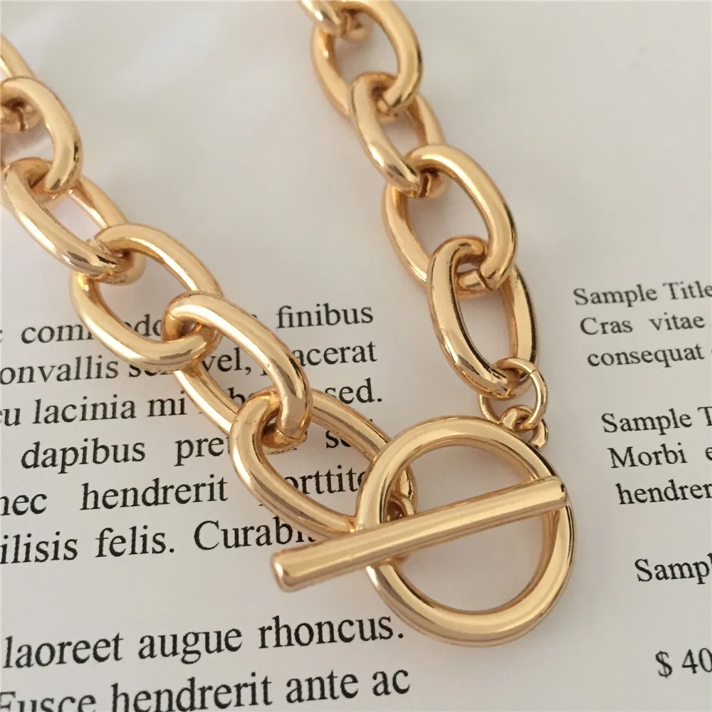 2019 New Trend Simple Chain with Special Clasp Necklace No Extension Basic Unique Jewelry