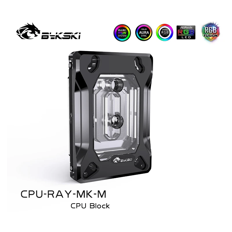 Preto para Amd Am3 + Am4 Bykski Água 5 3 Am3 Processador Watercooler Acrílico Rgb Edição Cpu-ray-mk-m Cpu Ryzen7 - - Imagem 3