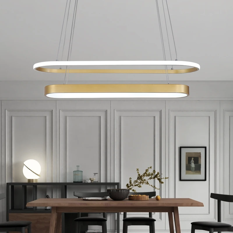

LICAN Lustre Avize LED Chandelier Lighting for Office Dining Living room Kitchen 110V 220V Lustre Pendant Chandelier Lighting