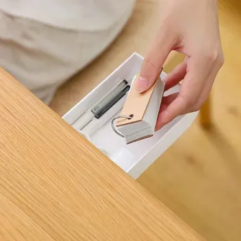 

Jewelry Container Bedroom Storage Box Drawer Case Sundries Home Kitchen Desk Organizer Under Table Pen Holder Adhesive