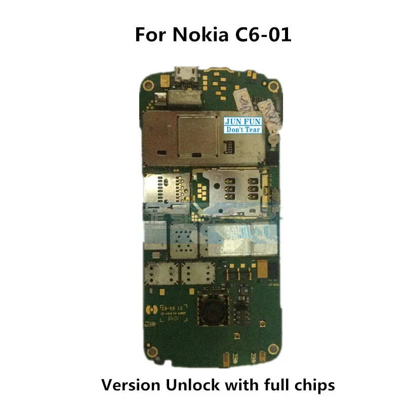 Полная работа разблокирована используется для Nokia C6-01 Материнская плата логическая материнская плата MB пластина