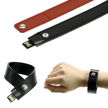 Браслет из искусственной кожи USB флеш-накопитель 32 ГБ 16 ГБ 8 ГБ 4 ГБ флеш-накопитель Флешка флеш-накопитель USB флеш-карта USB флешка браслет