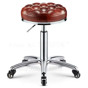 

Beauty stool rotating lifting work bench stool barber shop hairdressing chair pulley nail stool beauty shop dedicated