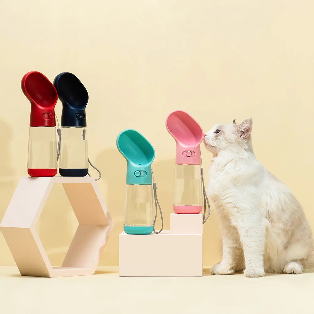 For Dog Pet Drinker Dog Drinking Machine Dog Cup Automatic Kettle Accompanying Cup Water Feeder Outdoor Water Bottle 400MLdog