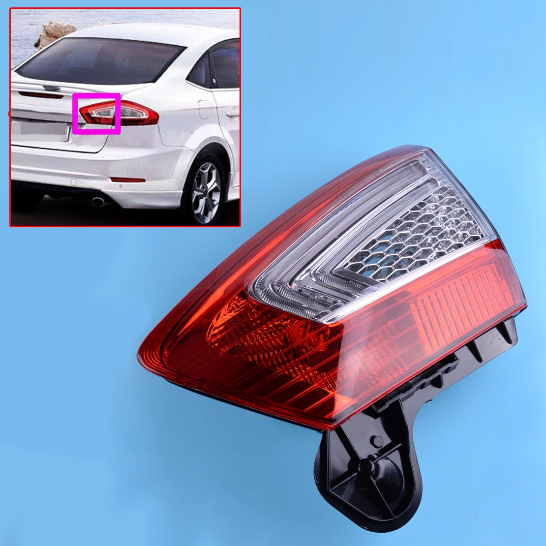 

DWCX Автомобильная правая внутренняя задняя фара для Ford Mondeo хэтчбак 2011 2012 2013 2014 2015