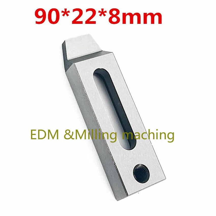 

1pcs CNC Wire EDM Stainless Jig Holder Machine Part Clamping 90*22*8mm M8 Screw For Wire EDM Clamp Mill Tool
