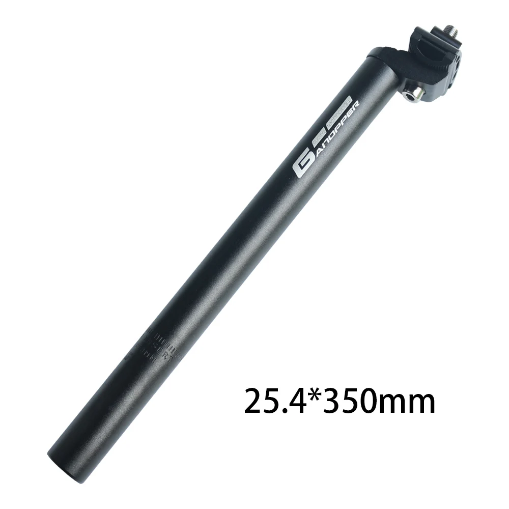 25.4X350MM Велосипедная подседельная труба Подседельный штырь 25,4 27,2 28,6 30,4 30,9 31,6 350 мм для горного велосипеда, MTB с фиксированной передачей на подседельную трубу рамы велосипеда Запчасти - Цвет: 25.4X350MM